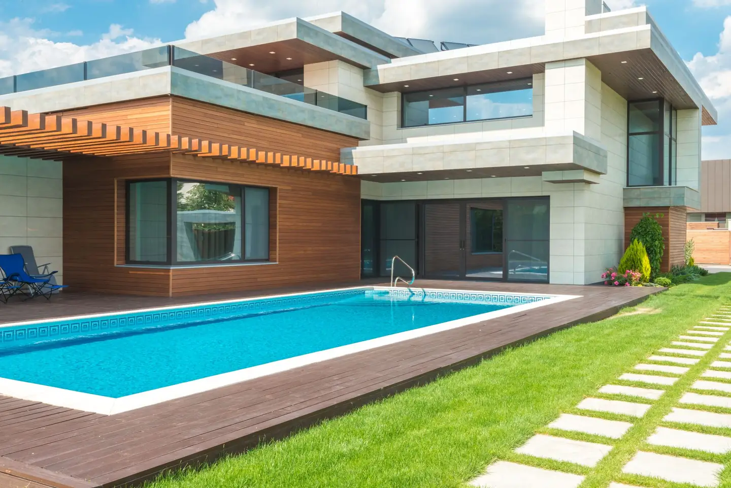 Swimming pool built in Wadeville, NSW